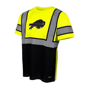 NFL Buffalo Bills Neon Yellow and Black Short Sleeve HI VIS T-Shirt